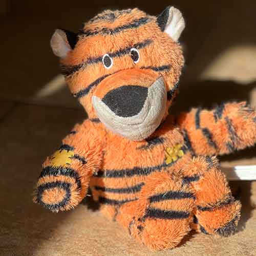Photo of a Kong tiger dog toy